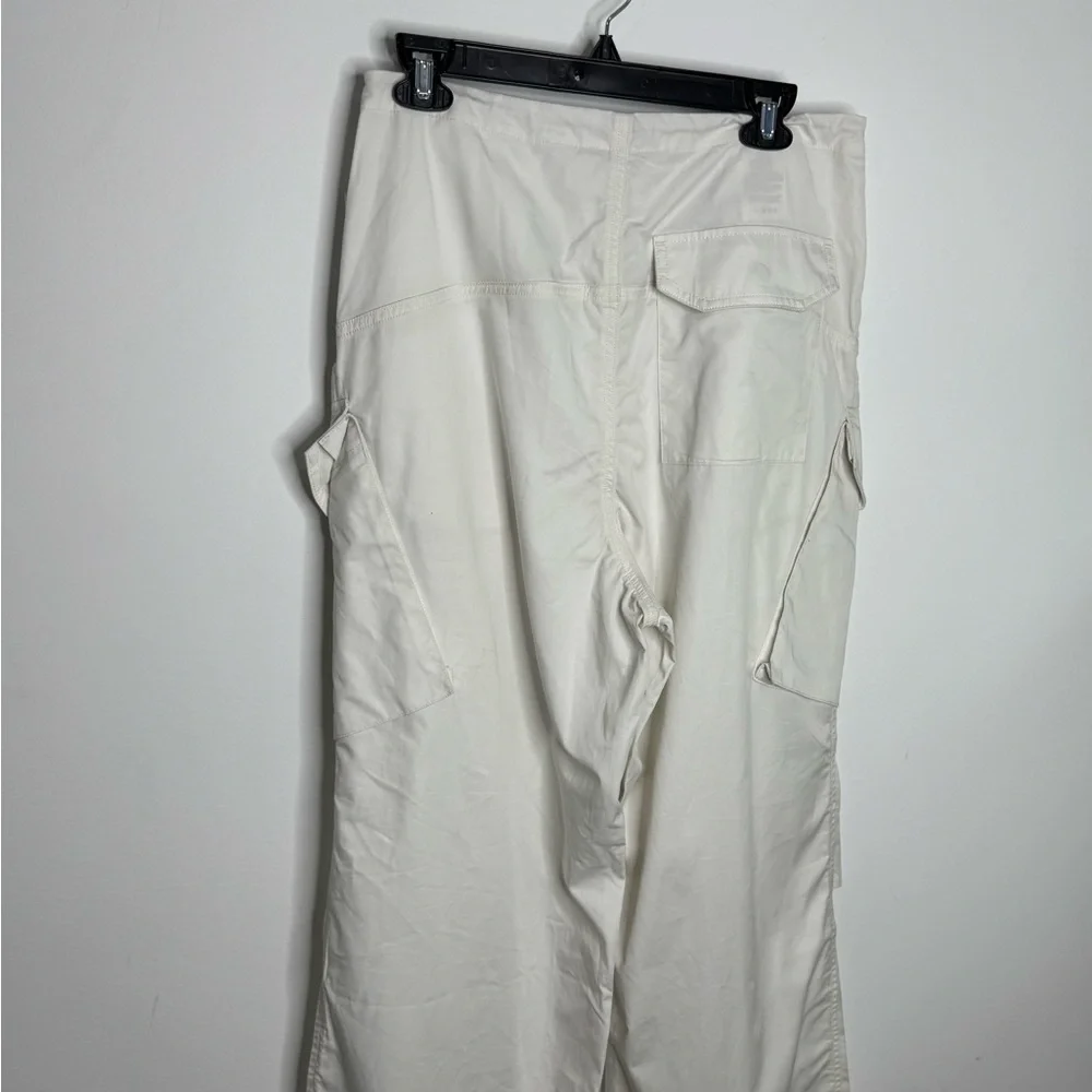 Agolde Ginerva Cargo Pants Cotton White Women’s Small - Picture 5 of 7